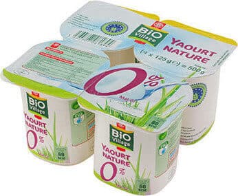 Yaourt nature 0% mg