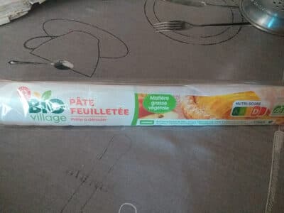 pâte feuilletée Bio Village