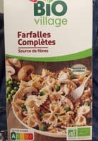 Farfalles au blé complet bio