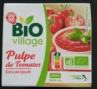 Pulpe de tomates sans sel ajouté