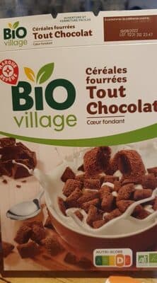 Cereales fourrées tout chocolat