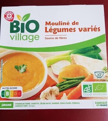 Mouliné de légumes variés