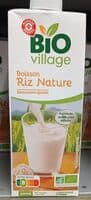 Boisson riz nature bio village