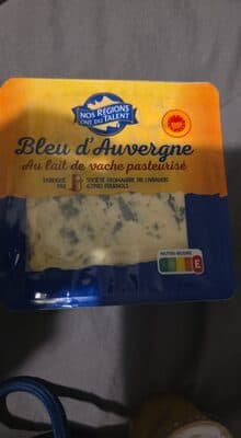 Bleu d'Auvergne au lait de vache pasteurisé