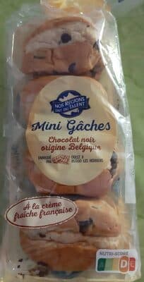 Mini gâches chocolat noir origine Belgique