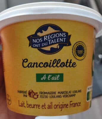 Cancoillotte à l'ail