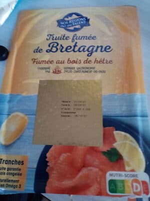Truite fumée de Bretagne