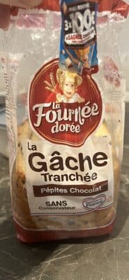 La Gâche Tranchée aux pépites de chocolat