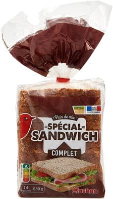 Pain de mie spécial sandwich Grandes Tranches completExtra moelleux