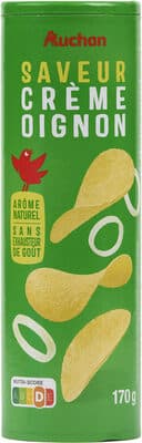 Tuiles saveur crème oignon
