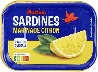 Sardines marinade citron