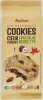 Les gourmands - Cookies cœur fondant chocolat noisette