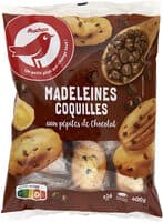 Madeleines aux pépites de chocolat