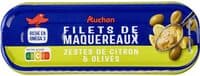 Filets de maquereaux zestes de citron et olives