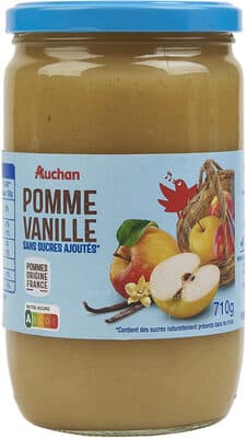 Compote Pomme Vanille Sans Sucres Ajoutés