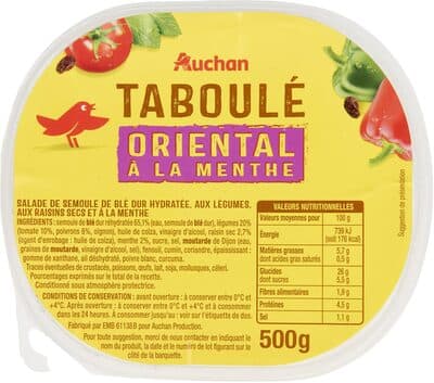 Taboule oriental a la menthe