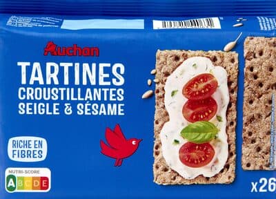 Tartines Croustillantes - Seigle et sésame