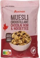 Muesli croustillant chocolat noir et noisettes