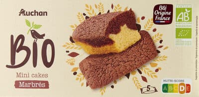 Mini cakes marbrés