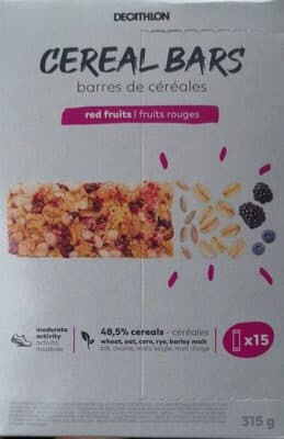 Céréale bars Red fruit