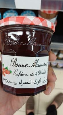 Confiture de 4 fruits rouges