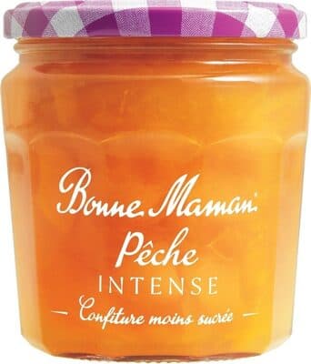 Confiture pêche intense