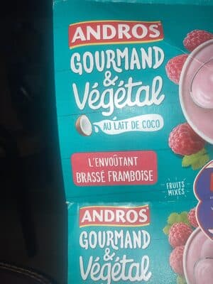 Gourmand & Végétal Brassé framboise
