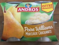 Poire williams morceaux croquants
