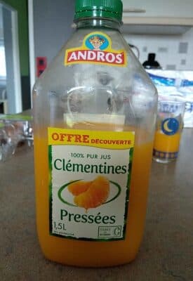 Pur jus clémentines pressées