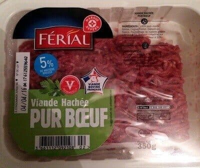Viande hachée pur boeuf 5%