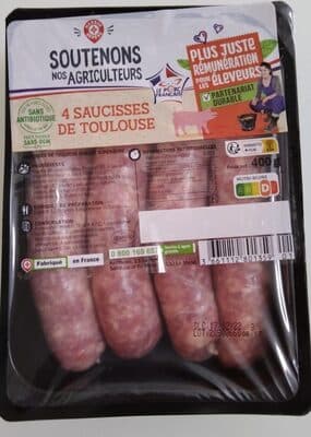 4 Saucisses de Toulouse