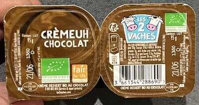 CREME DESSERT BIO AU CHOCOLAT