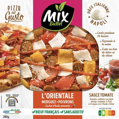 Pizza del gusto orientale