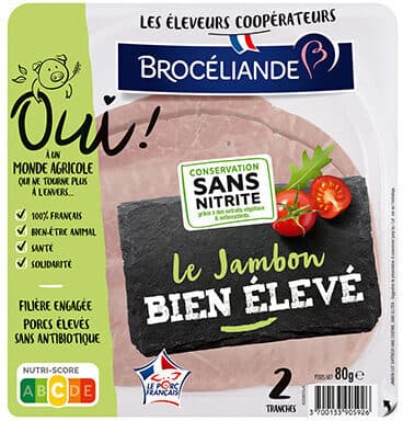 Jambon Bien Élevé 2 tranches