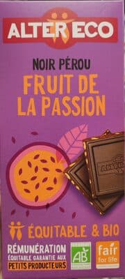 Noir Pérou Fruit de la Passion