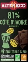 Chocolat Alter Eco 81% cacao