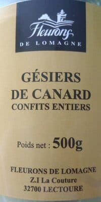 Gésiers de canard