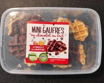 Mini Gaufres au chocolat au lait