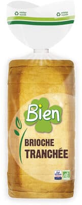 Brioche tranchee bio* nature 400g