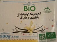 Yaourt brassé à la vanille