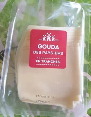 Gouda des Pays-Bas en tranches