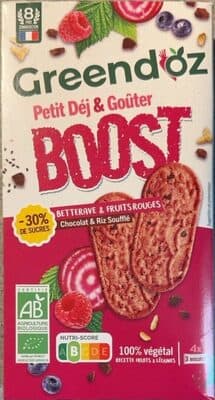 Biscuits Petit Dej & Goûter - Betterave & Fruits Rouges