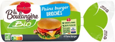 4 Pains Burger Brioché Bio 200g