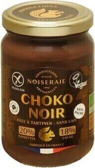 Choko Noir - pâte à tartiner sans lait