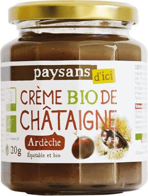 Crème bio de châtaignes