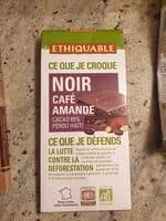 Chocolat noir café amande
