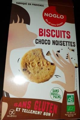 Biscuits choco noisettes