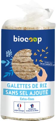Galette riz sans sel fine