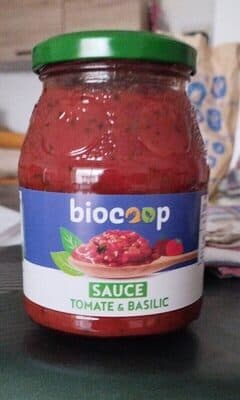 sauce tomate et basilic