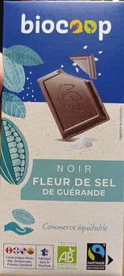 Chocolat noir fleur de sel de Guérande